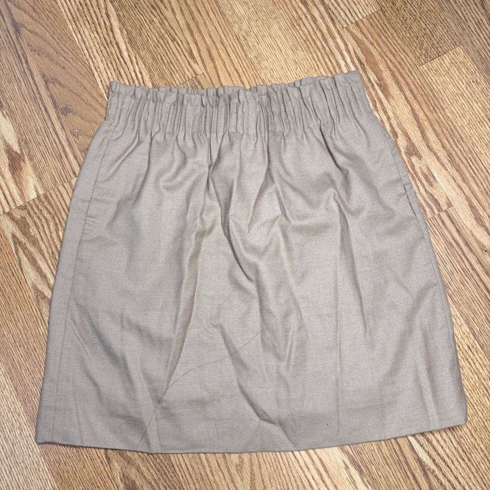 J. Crew Beige Mini Skirt